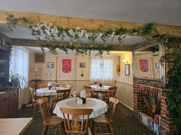 Inside the Tea Room at The White Lion